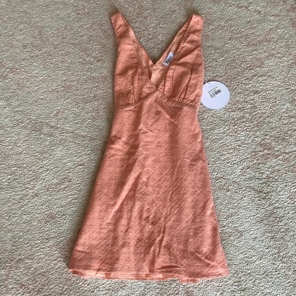Nellie Mini Dress Rust
